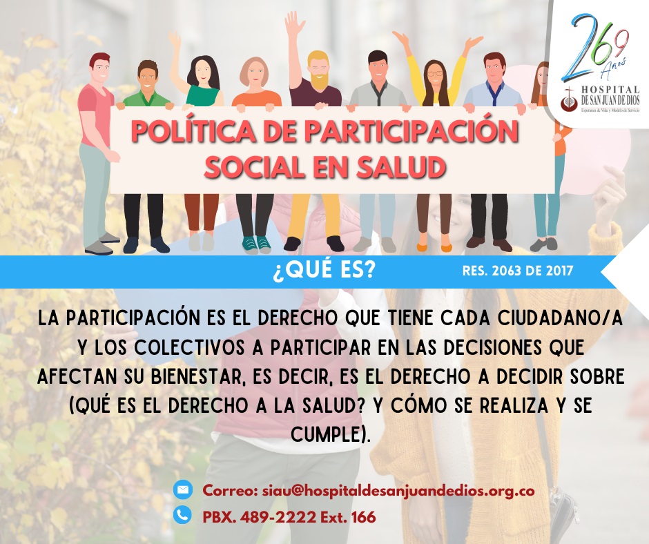 POLITICA DE PARTICIPACION SOCIAL